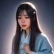 色妹妹美妆色彩总监苏雨晴的专业形象照，时尚活力的美妆专家，妆容精致展示专业美妆色彩搭配功底